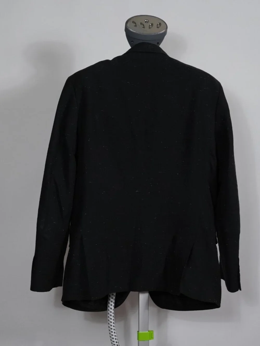 INC International Concepts Slim Fit Black Flecked Sport Coat Blazer Men's Large